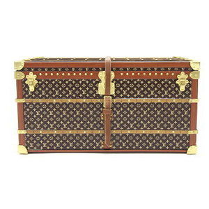 Louis Vuitton Miss Trunk Paperweight Brown Interior